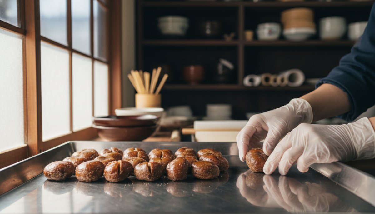 業務用渋皮栗甘露煮の品質チェック