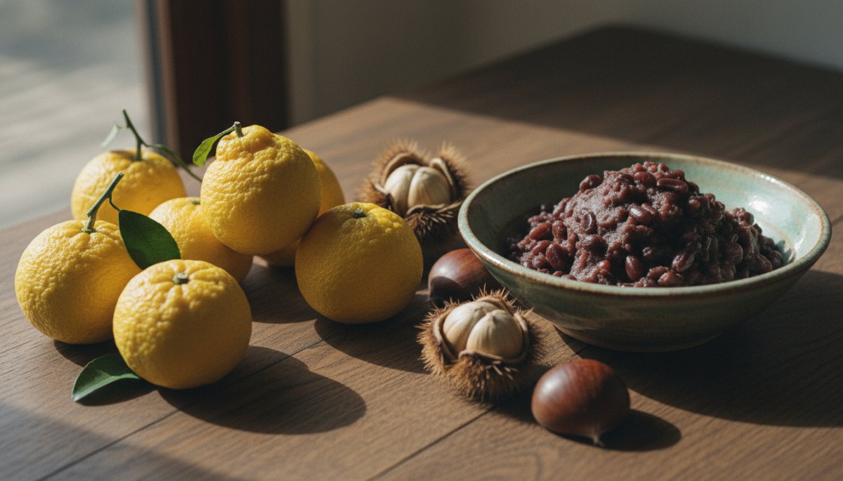 冬の和菓子材料完全ガイド｜柚子・小豆など季節素材の活用法
