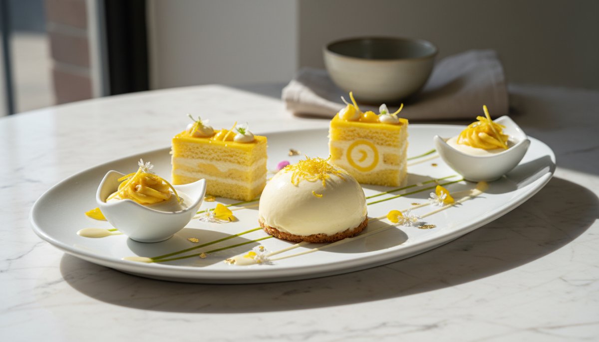 柚子ペーストを使った洋菓子とデザート