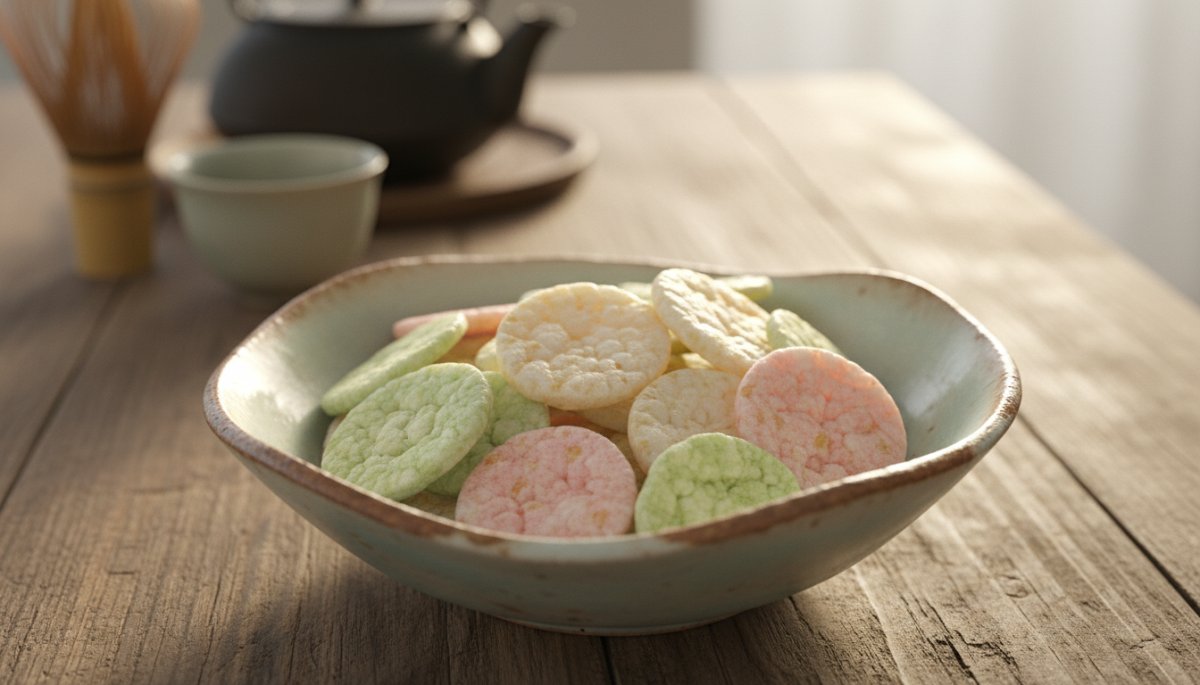 あられ粉を使った和菓子のイメージ