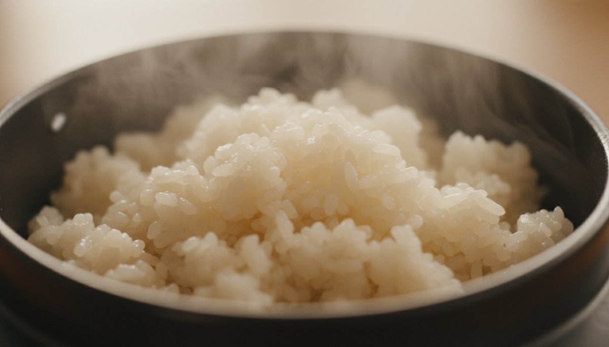 炊飯器で炊いたもち米