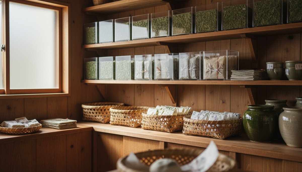 和菓子原料の保存管理方法