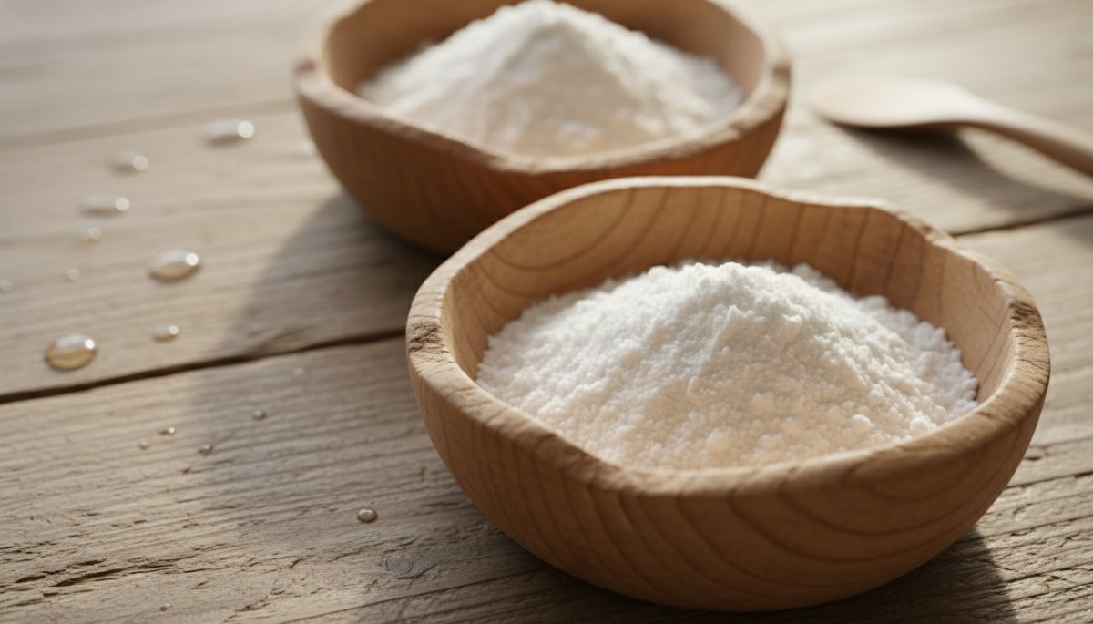 和菓子原料の白玉粉ともち粉の比較