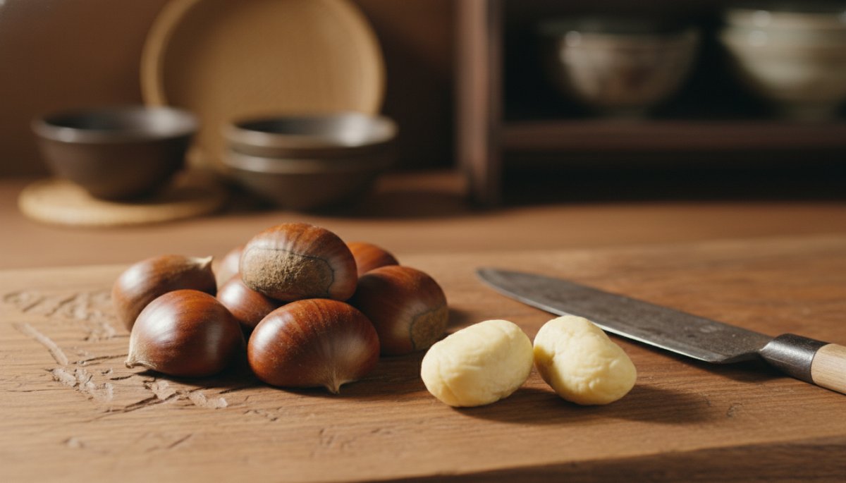 国産栗素材 和菓子原料 品質管理