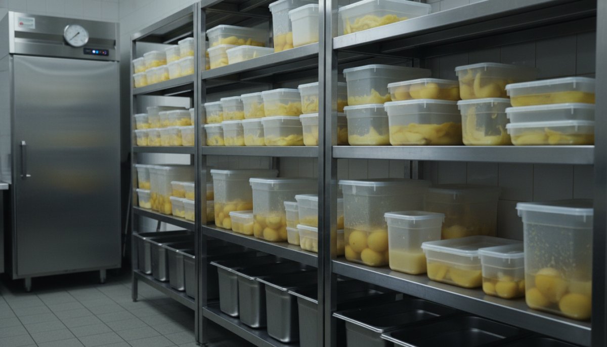 業務用柚子加工品の保存容器