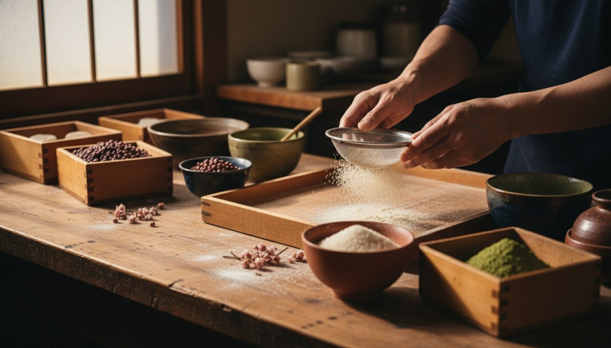京都和菓子職人 原材料選定 品質管理