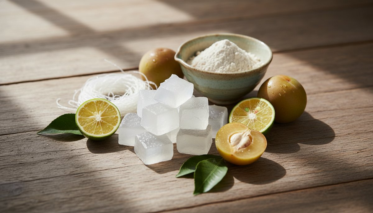 夏の和菓子材料完全ガイド｜涼感を演出する素材と活用テクニック